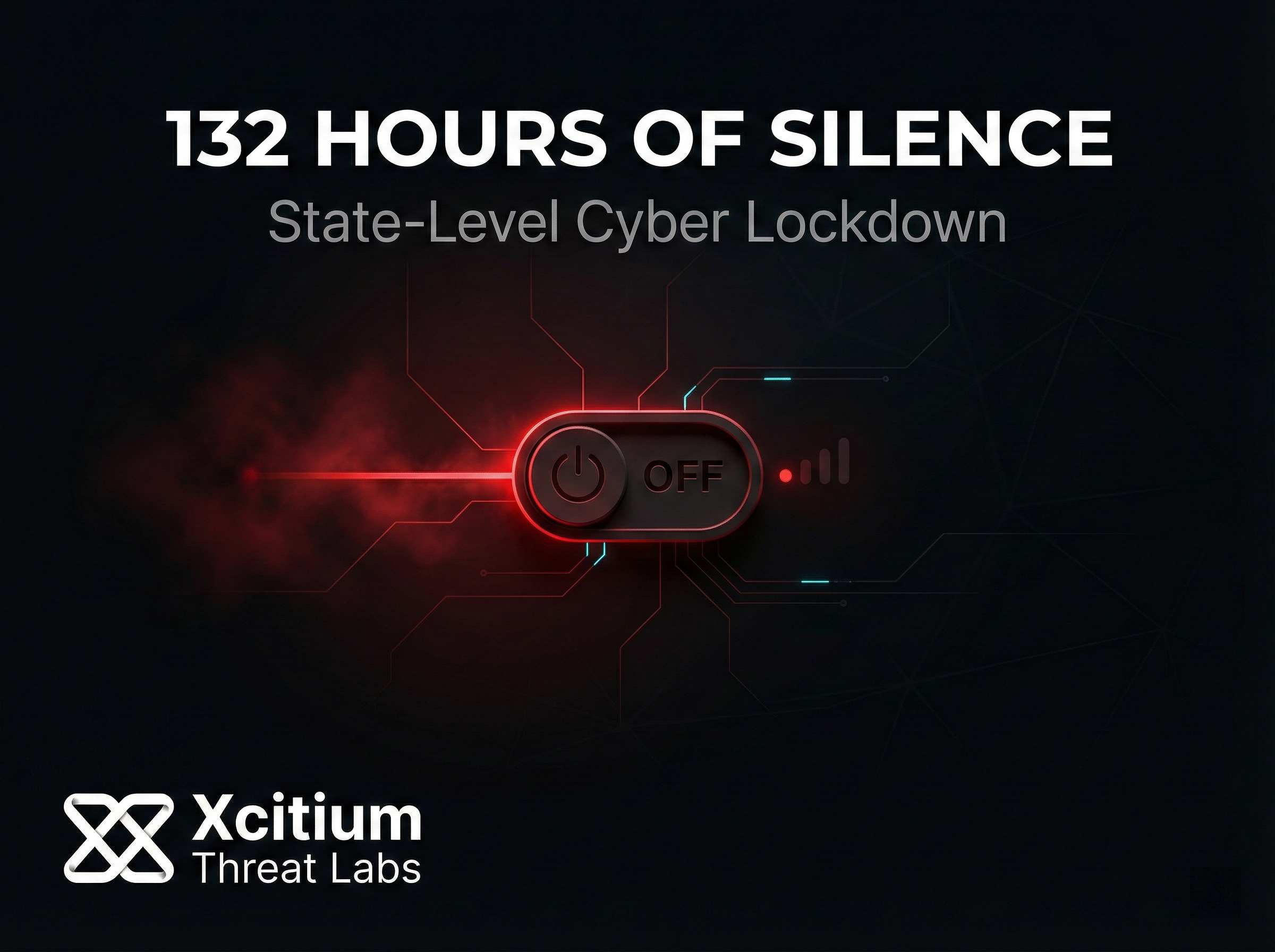 132 Hours of Silence: The Architecture of a Modern State-Level Cyber Lockdown