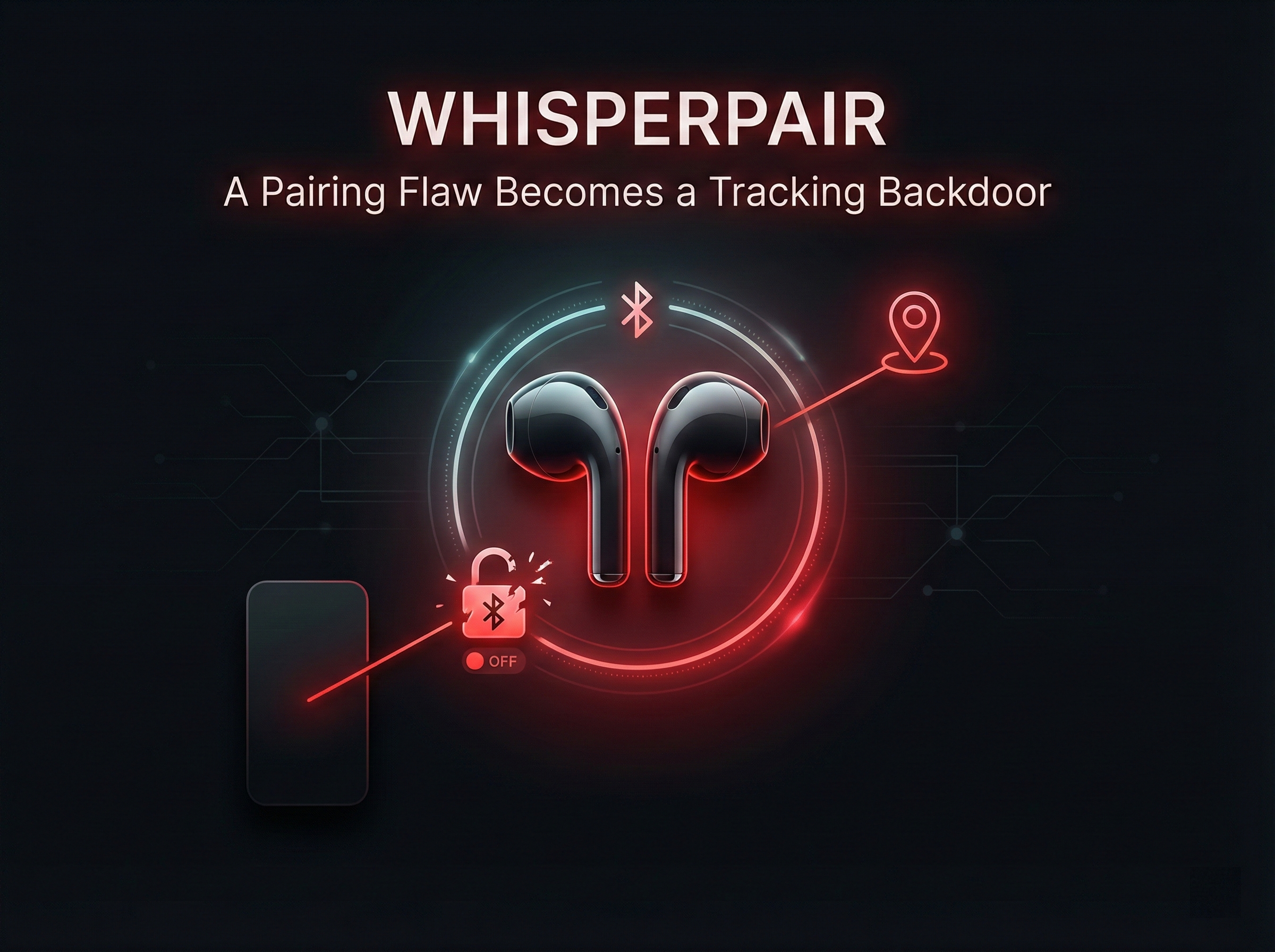 WhisperPair Bluetooth Flaw Lets Attackers Hijack and Track Wireless Headphones