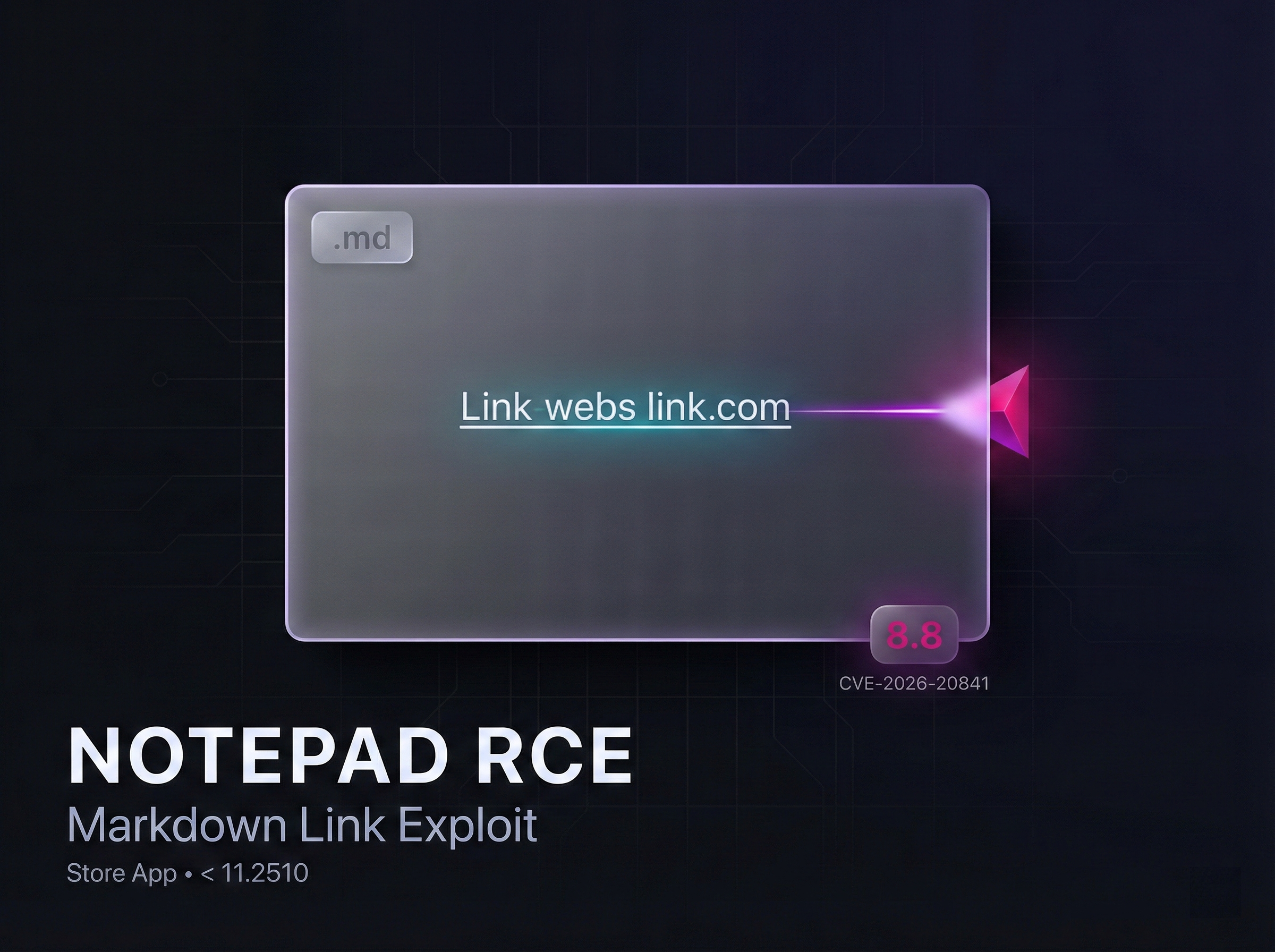 Notepad No Longer Harmless: High-Severity RCE Flaw Hits Built-In Windows App