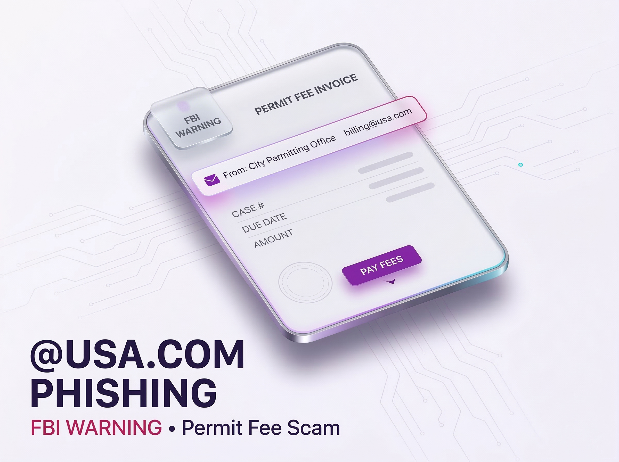 FBI Warns of Phishing Emails Impersonating City and County Officials: Inside the Permit Fee Scam