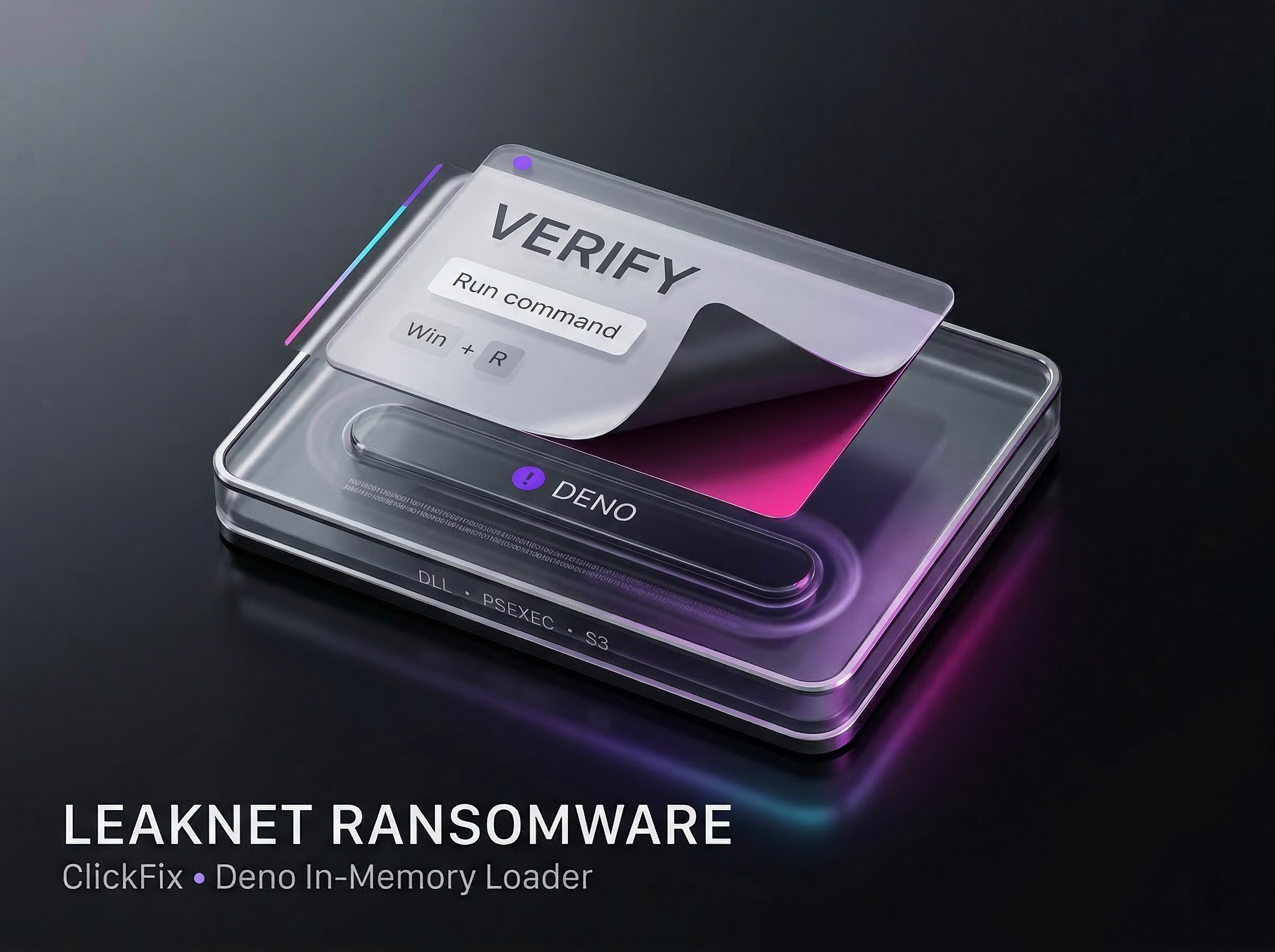 LeakNet Ransomware Escalates: ClickFix Lures and Deno In-Memory Loader