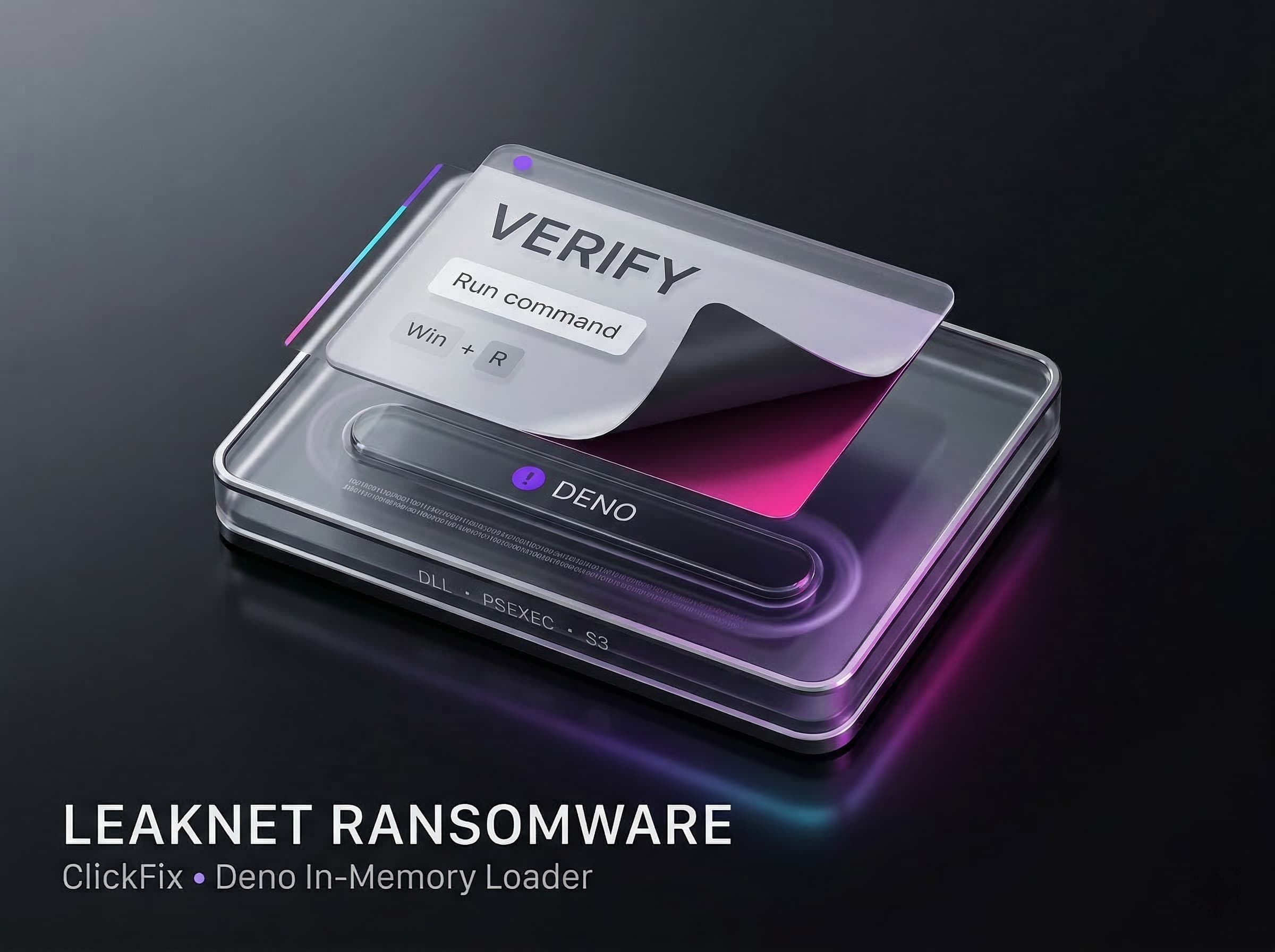 LeakNet Ransomware Escalates: ClickFix Lures and Deno In-Memory Loader