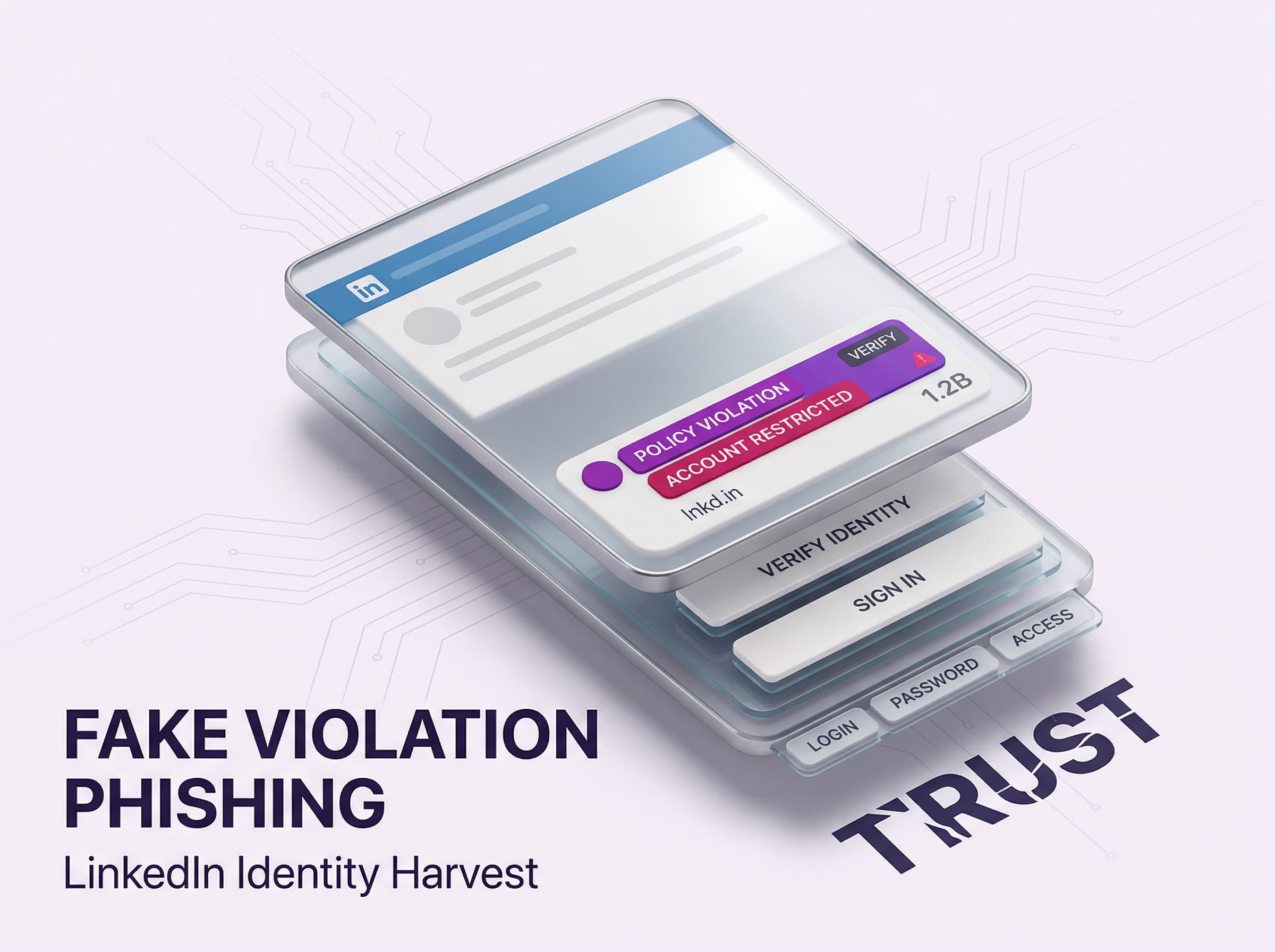 LinkedIn Account Attack Alert: Fake Violation Phishing Puts 1.2B Users at Risk