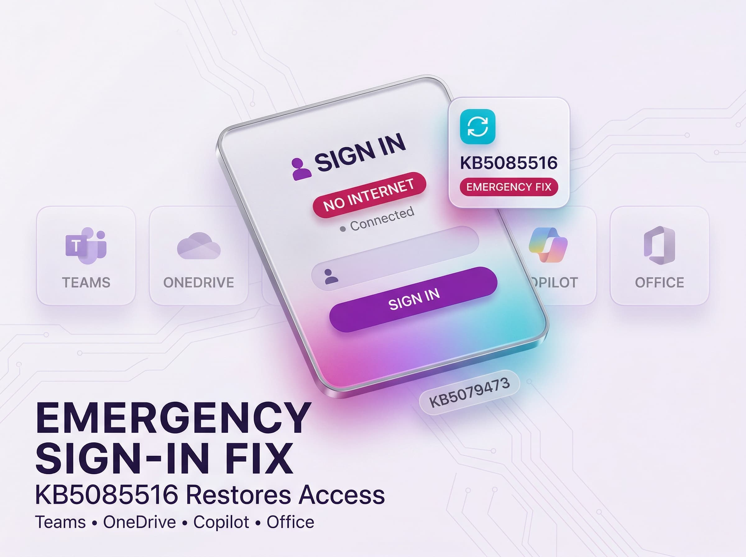 Microsoft Releases Emergency KB5085516 Update to Fix Sign-In Failures