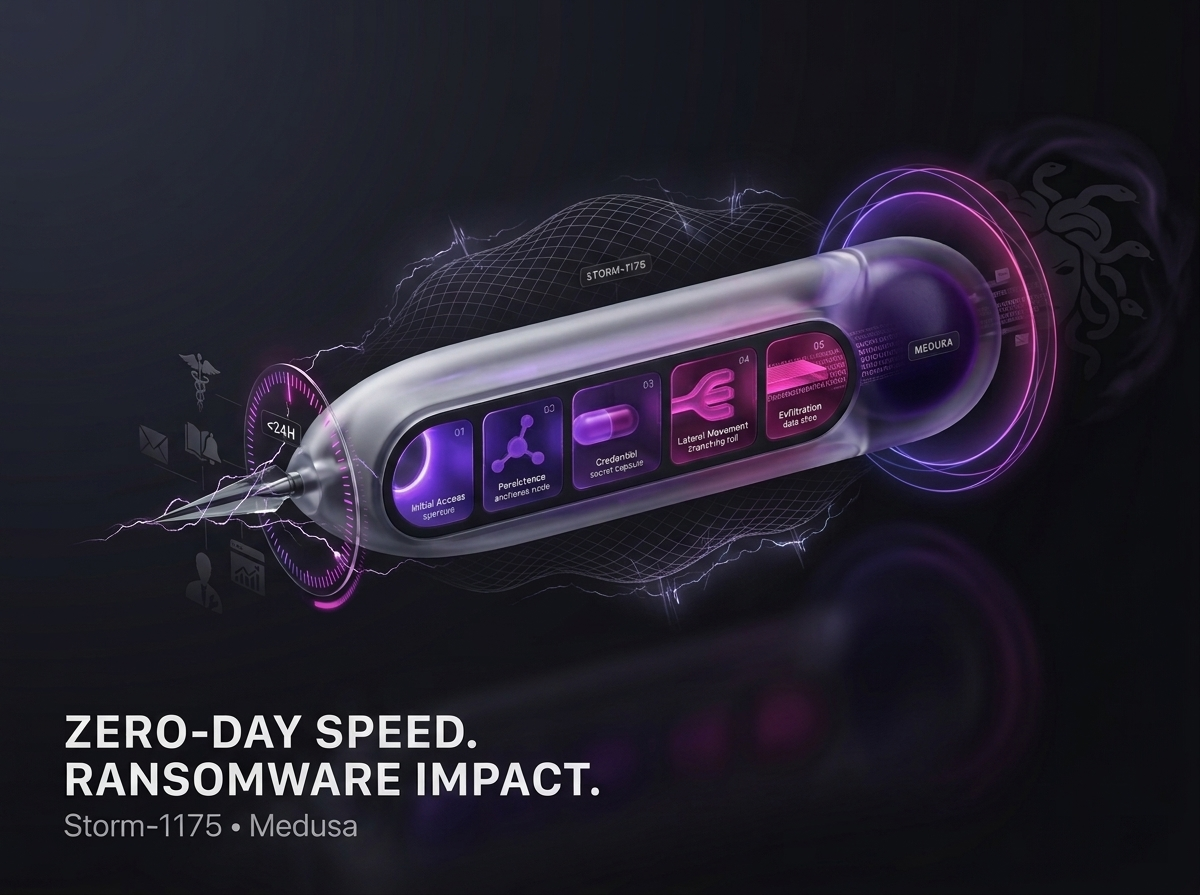Storm-1175 and Medusa Ransomware: High-Speed Zero-Day Exploitation