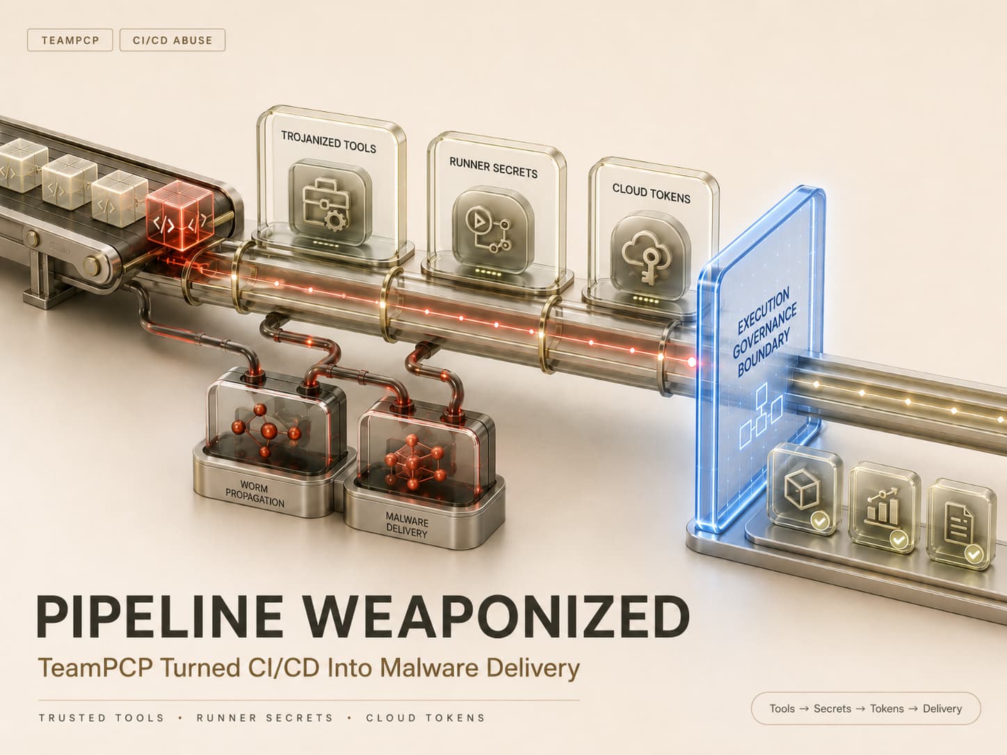 Weaponizing the Pipeline: Inside TeamPCP’s Multi-Stage Supply Chain Attacks