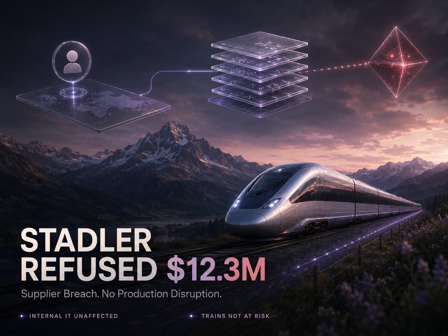 Stadler Rail Ransomware Attack: Swiss Train Giant Refused $12.3M